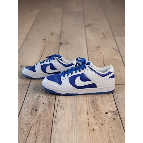 Men\'s Nike Dunk Low Racer Blue White Athletic Shoes/Sneakers Size 10 - DD1391-40 main image 7